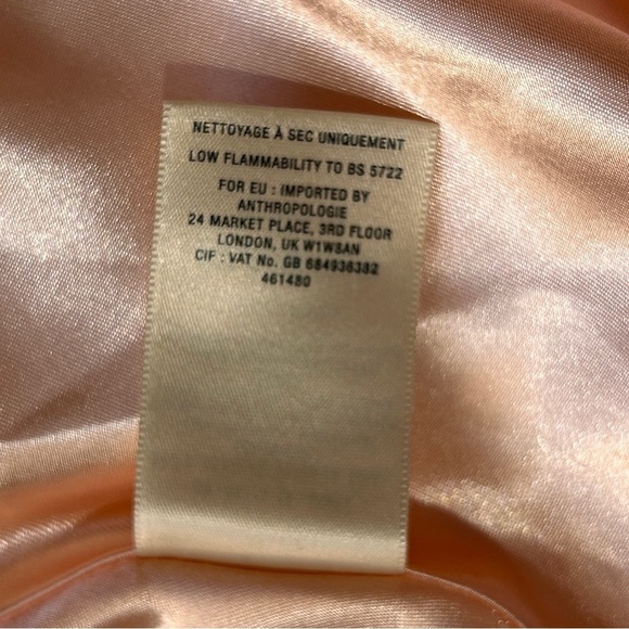 JILL STUART Iva Bridesmaid Maxi Dress sz 18 Peach Sleeveless BHLDN Anthropologie - Picture 12 of 12